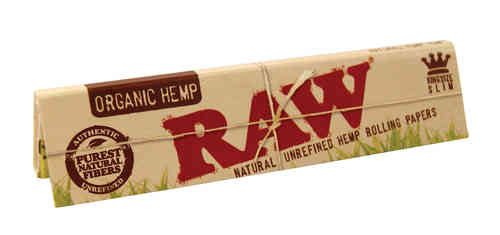 RAW Organic KS Slim Blättchen | Natural Unrefined Hemp Rolling Papers