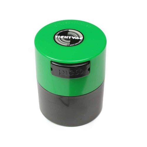Vakuum-Container schwarz mit grünem Deckel (0,12Liter)