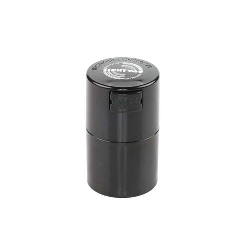 Vakuum-Container schwarz mit schwarzem Deckel (0,06Liter)