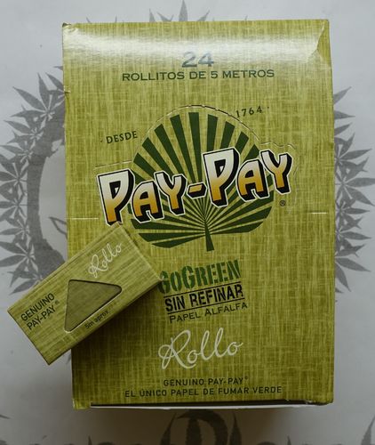 PayPay GoGreen Alfalfa Rolls Grüne Rolling Papers